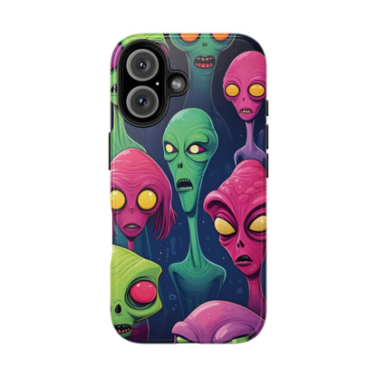 Aliens Tough Phone Case Designed for iphone - Ruppy's Creations