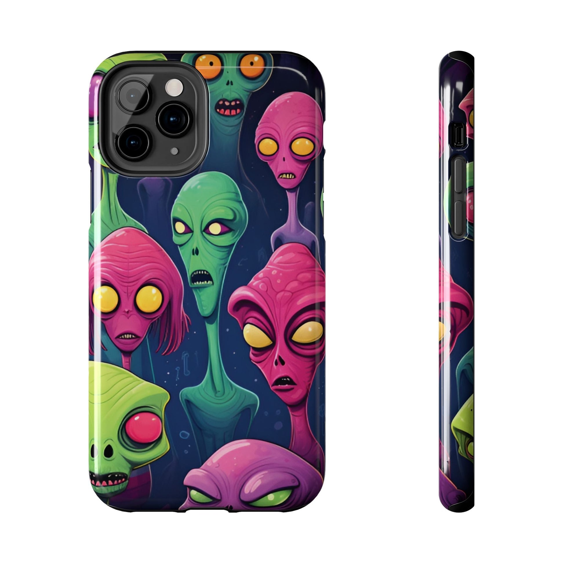 Aliens Tough Phone Case Designed for iphone - Ruppy's Creations