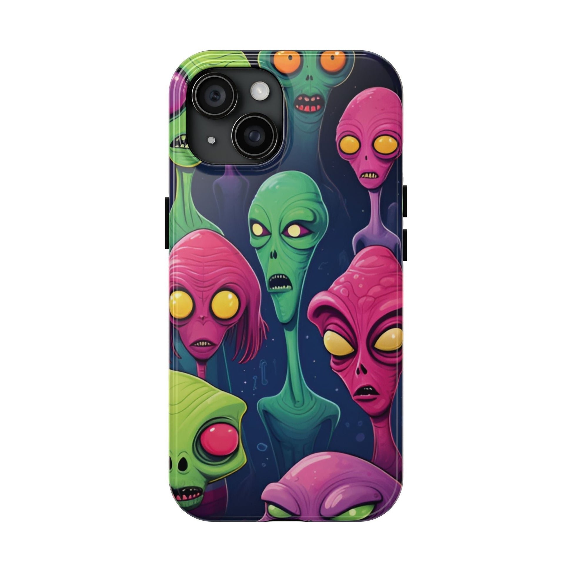 Aliens Tough Phone Case Designed for iphone - Ruppy's Creations