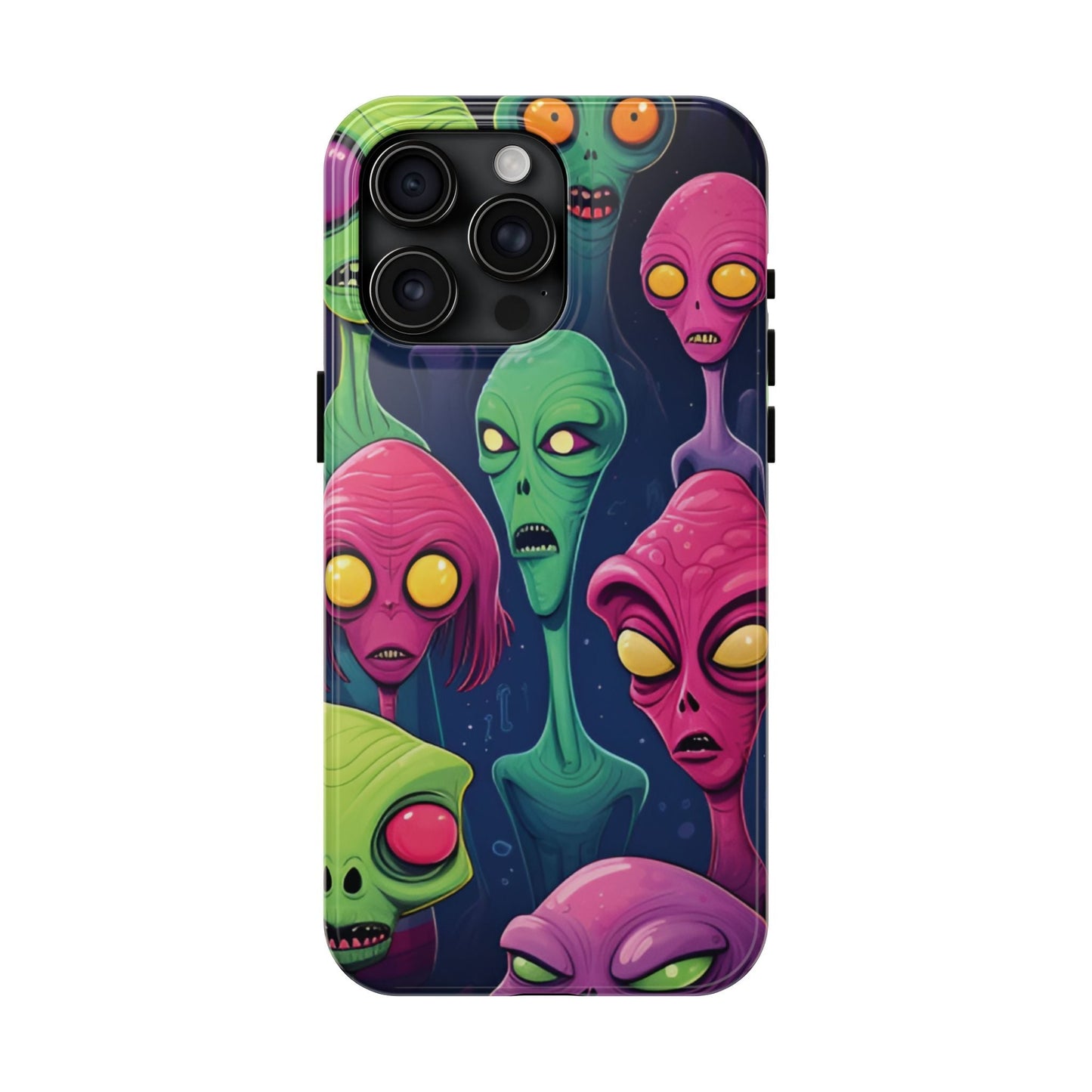 Aliens Tough Phone Case Designed for iphone - Ruppy's Creations
