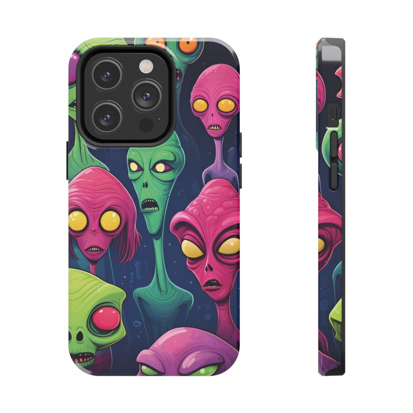Aliens Tough Phone Case Designed for iphone - Ruppy's Creations