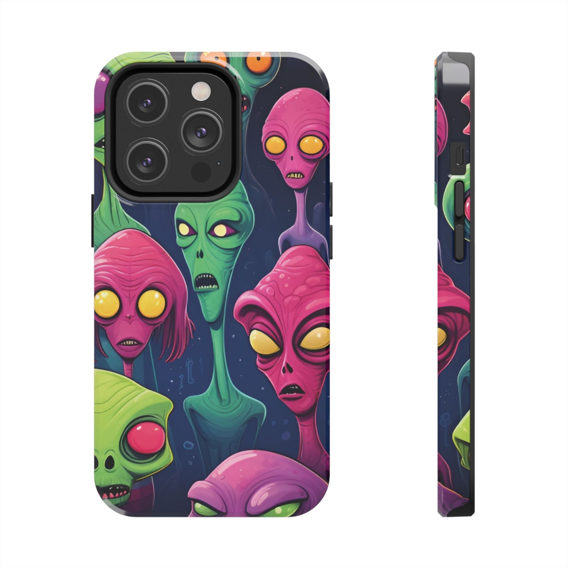 Aliens Tough Phone Case Designed for iphone - Ruppy's Creations