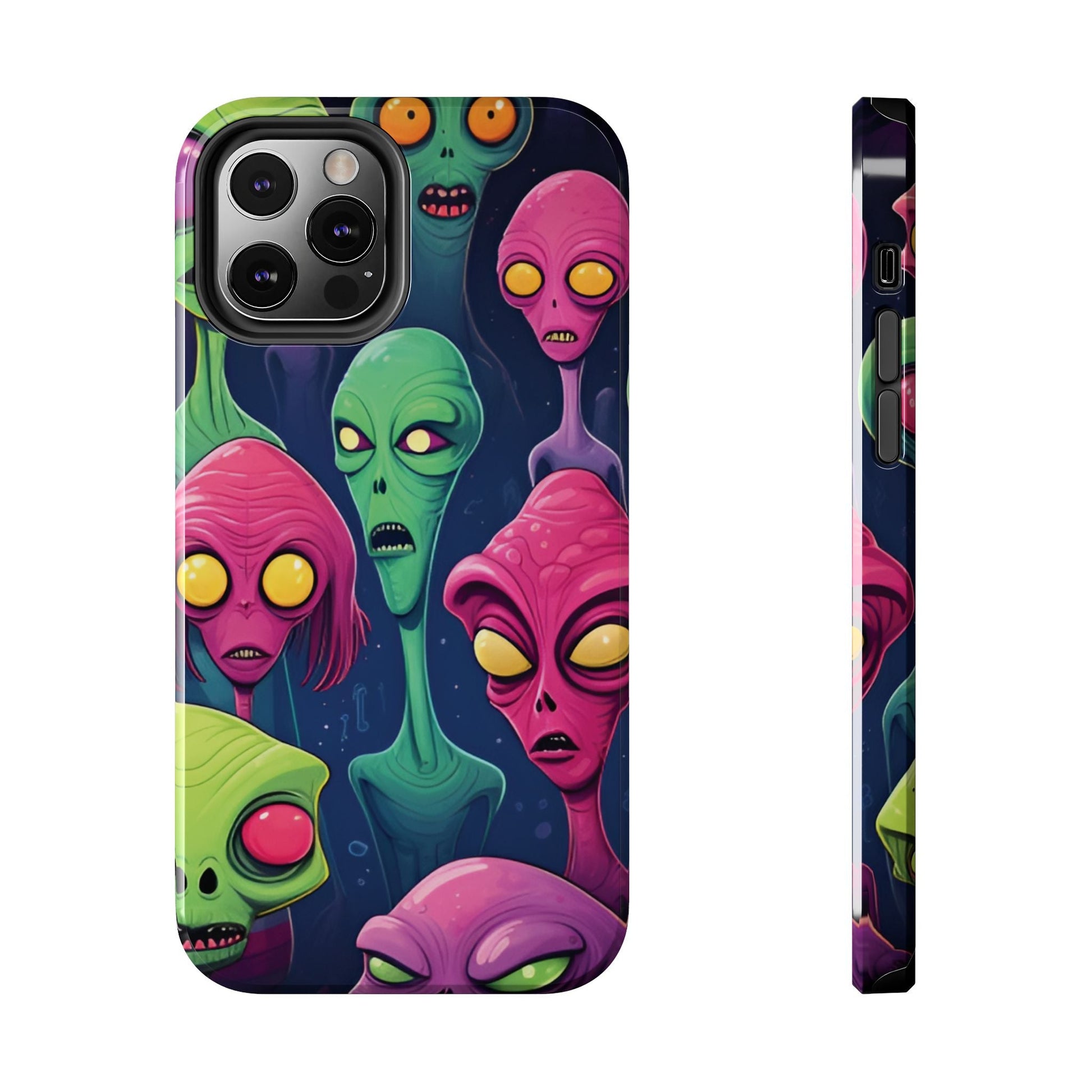 Aliens Tough Phone Case Designed for iphone - Ruppy's Creations