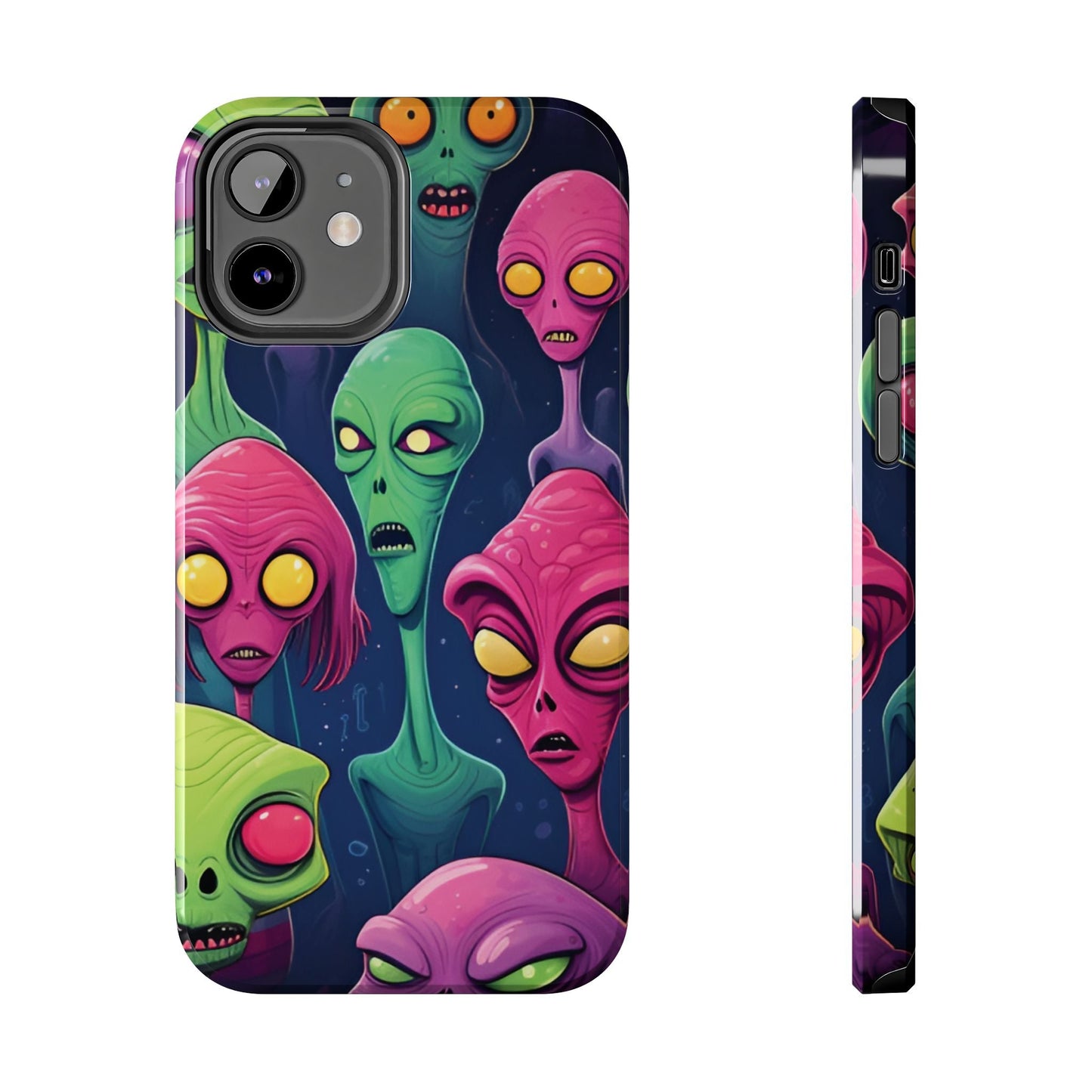 Aliens Tough Phone Case Designed for iphone - Ruppy's Creations