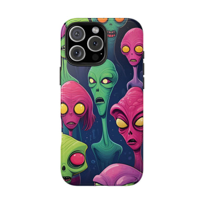 Aliens Tough Phone Case Designed for iphone - Ruppy's Creations