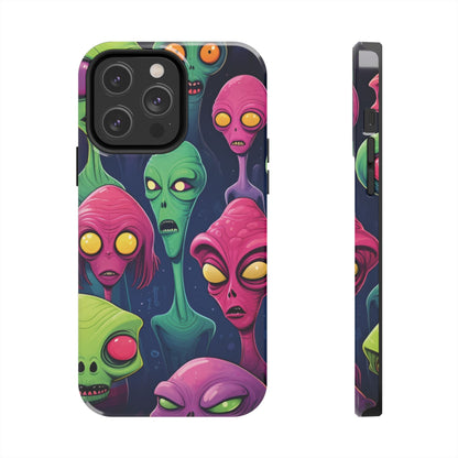 Aliens Tough Phone Case Designed for iphone - Ruppy's Creations