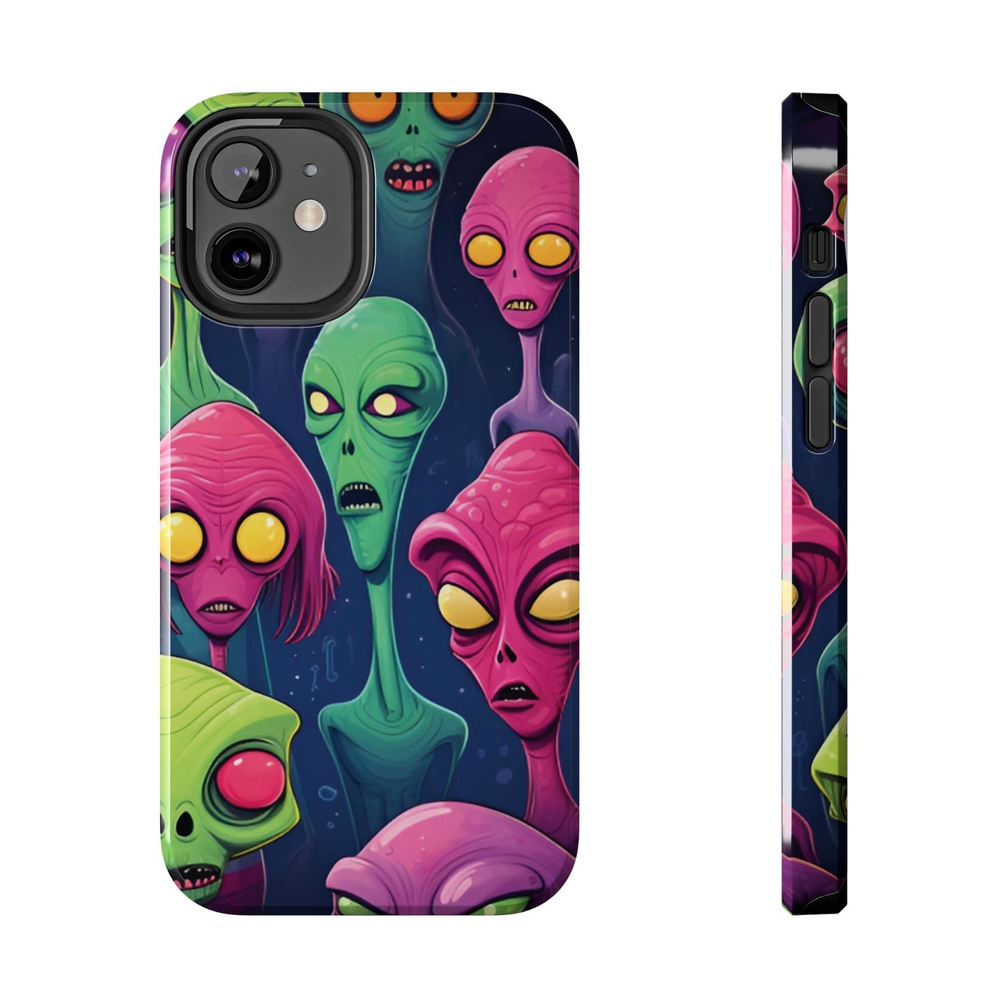 Aliens Tough Phone Case Designed for iphone - Ruppy's Creations