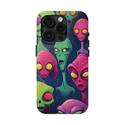 Aliens Tough Phone Case Designed for iphone - Ruppy's Creations