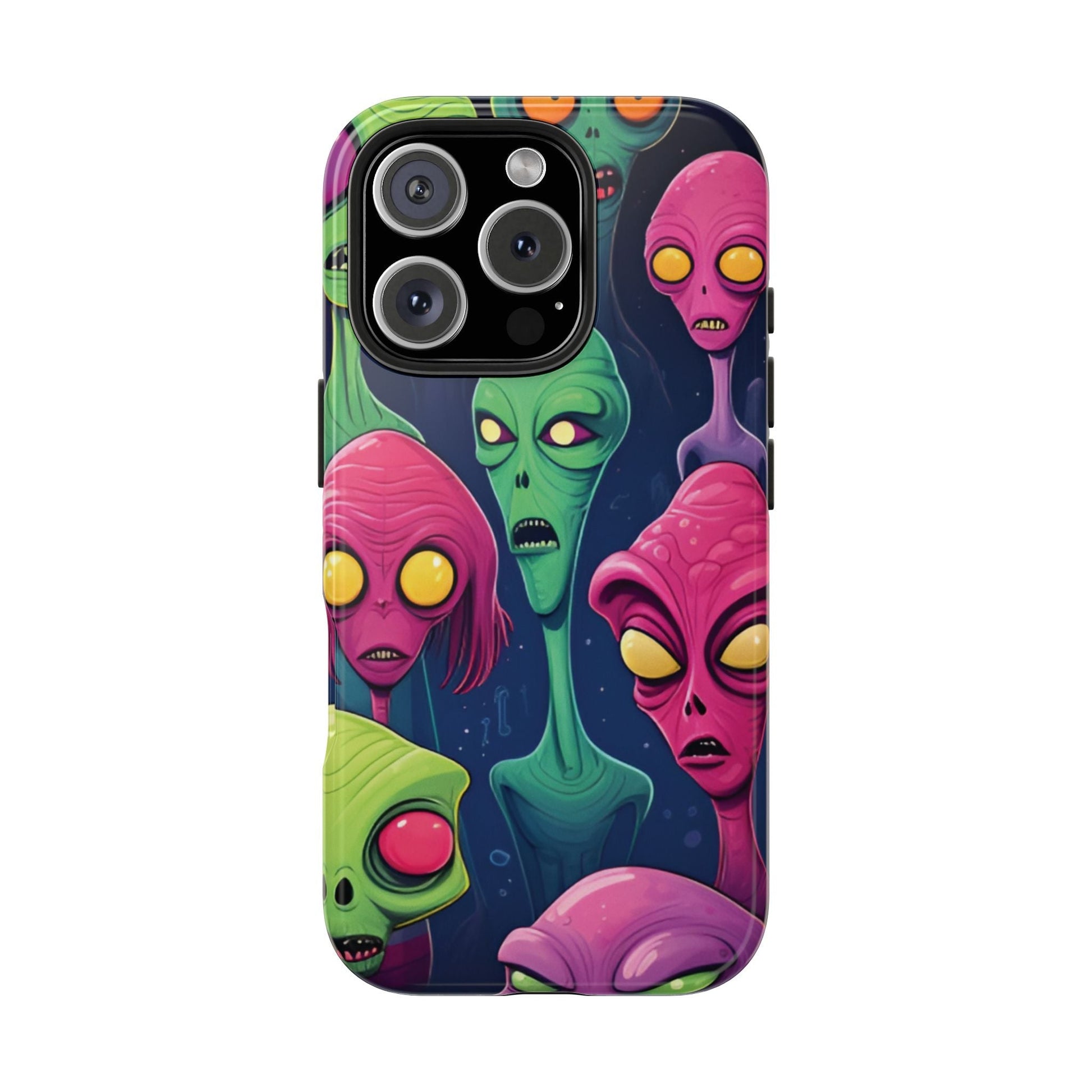 Aliens Tough Phone Case Designed for iphone - Ruppy's Creations