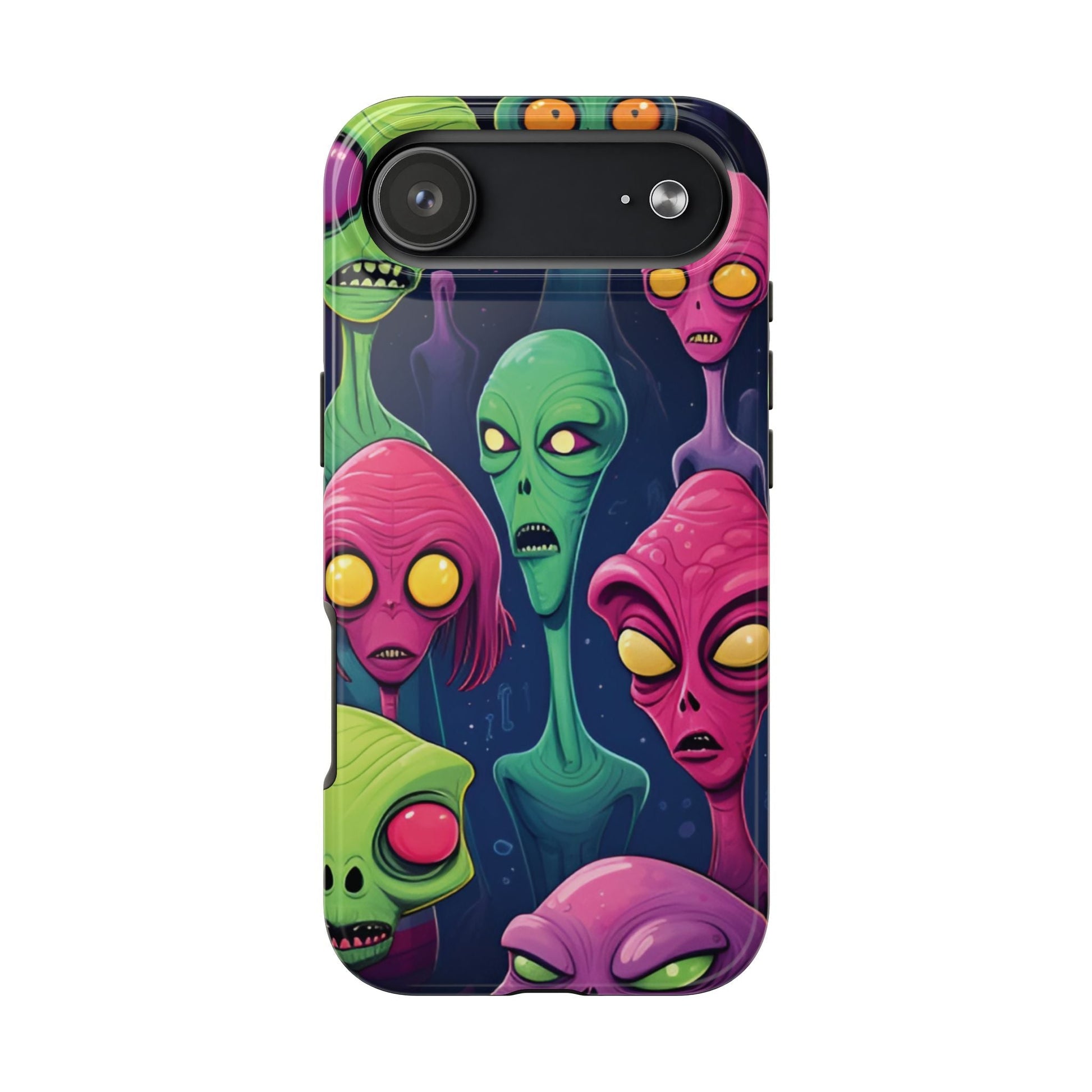 Aliens Tough Phone Case Designed for iphone - Ruppy's Creations