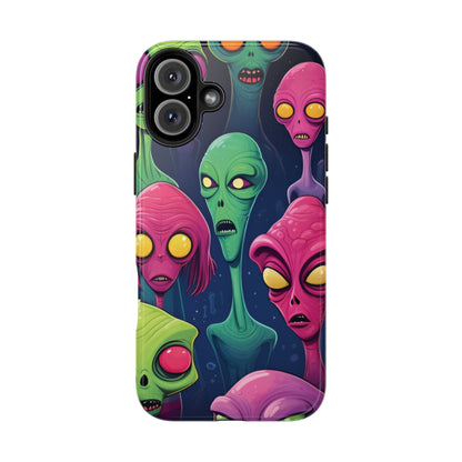 Aliens Tough Phone Case Designed for iphone - Ruppy's Creations