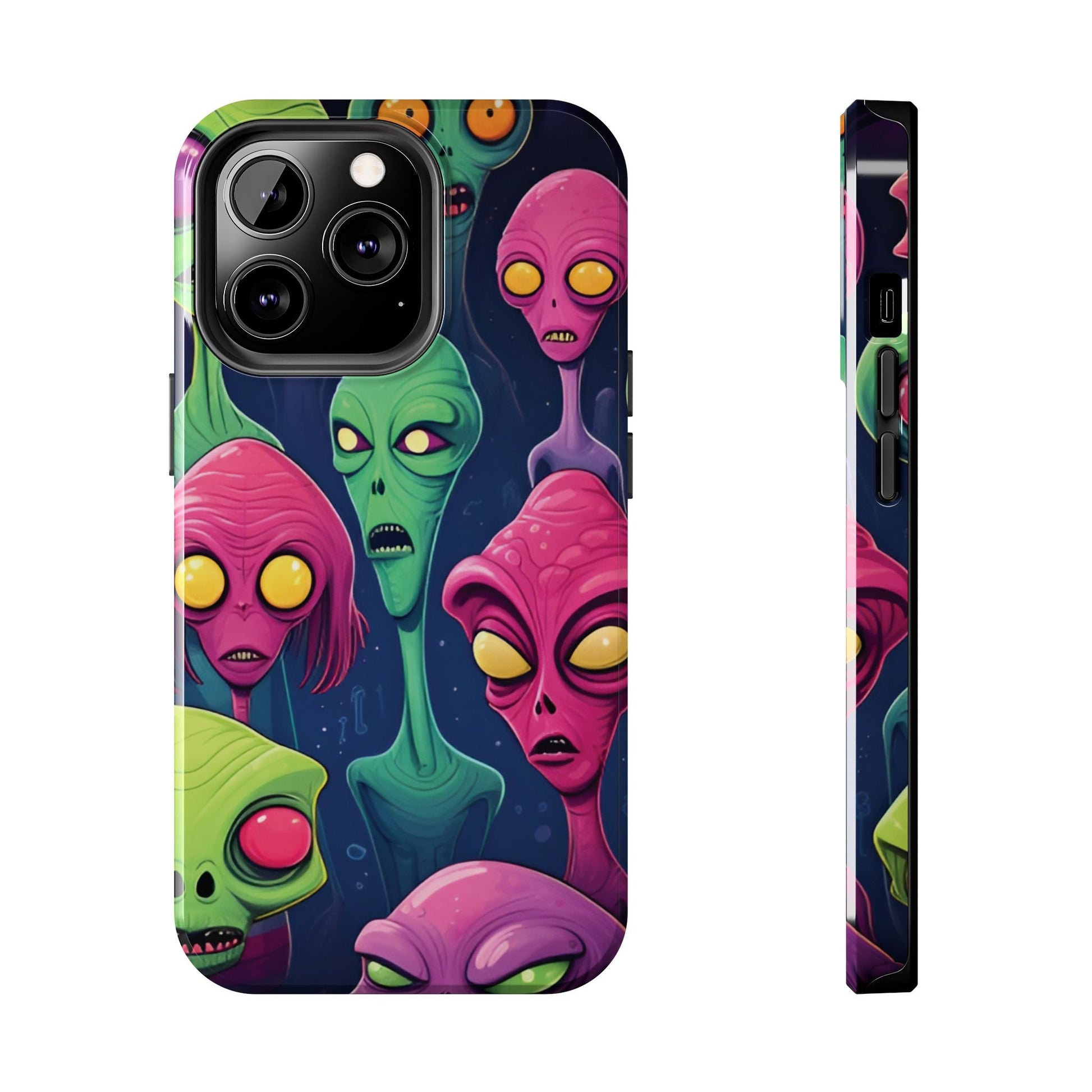 Aliens Tough Phone Case Designed for iphone - Ruppy's Creations