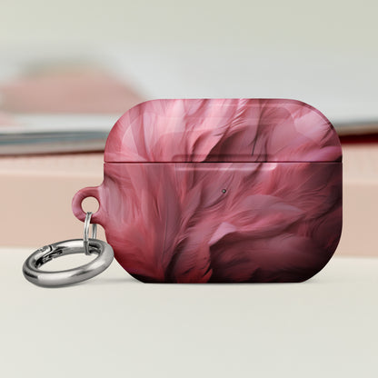 Pink Feathers Protective Case for AirPods®