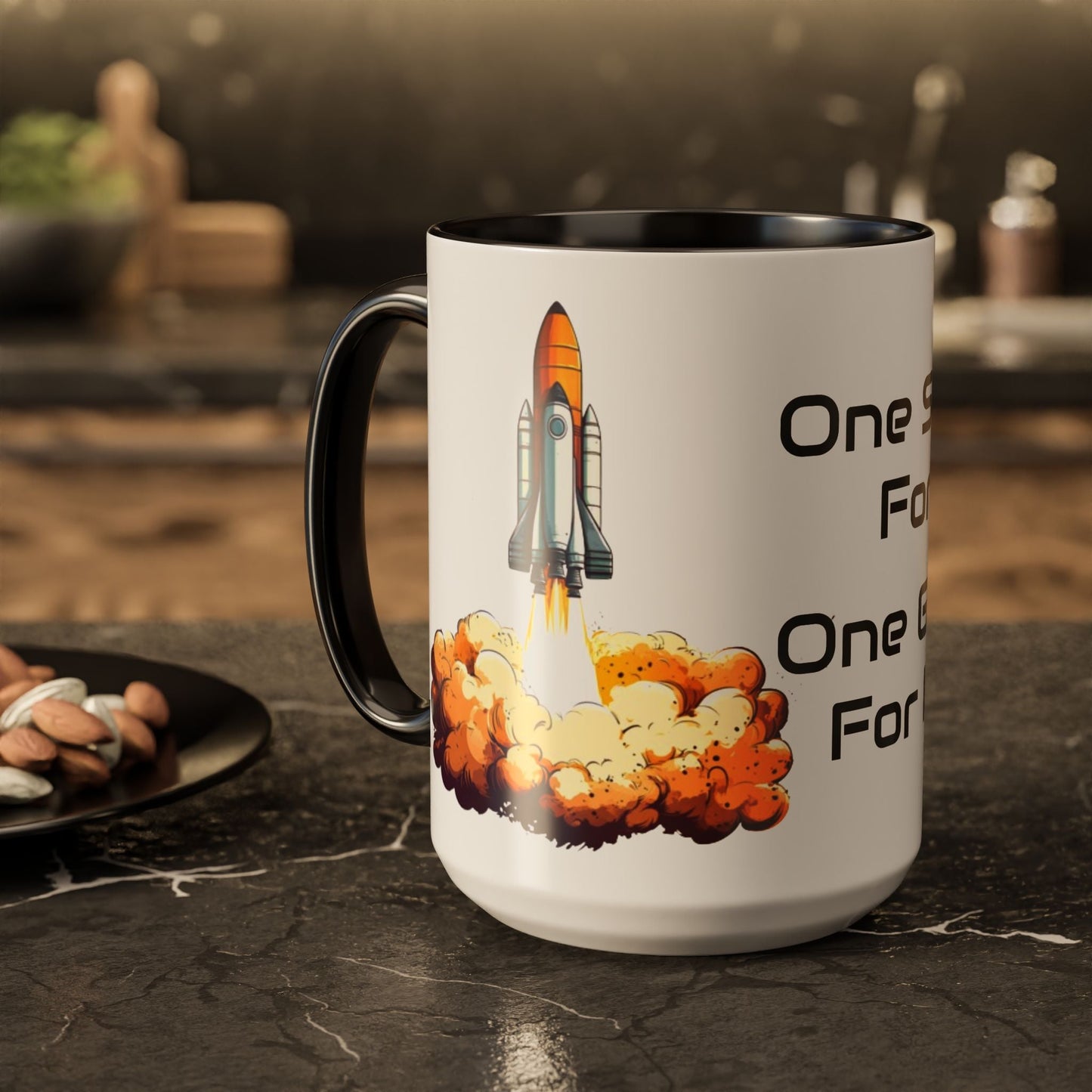 Apollo - Brew: One Small Sip for Man 15oz Coffee Mug - Ruppy's Creations
