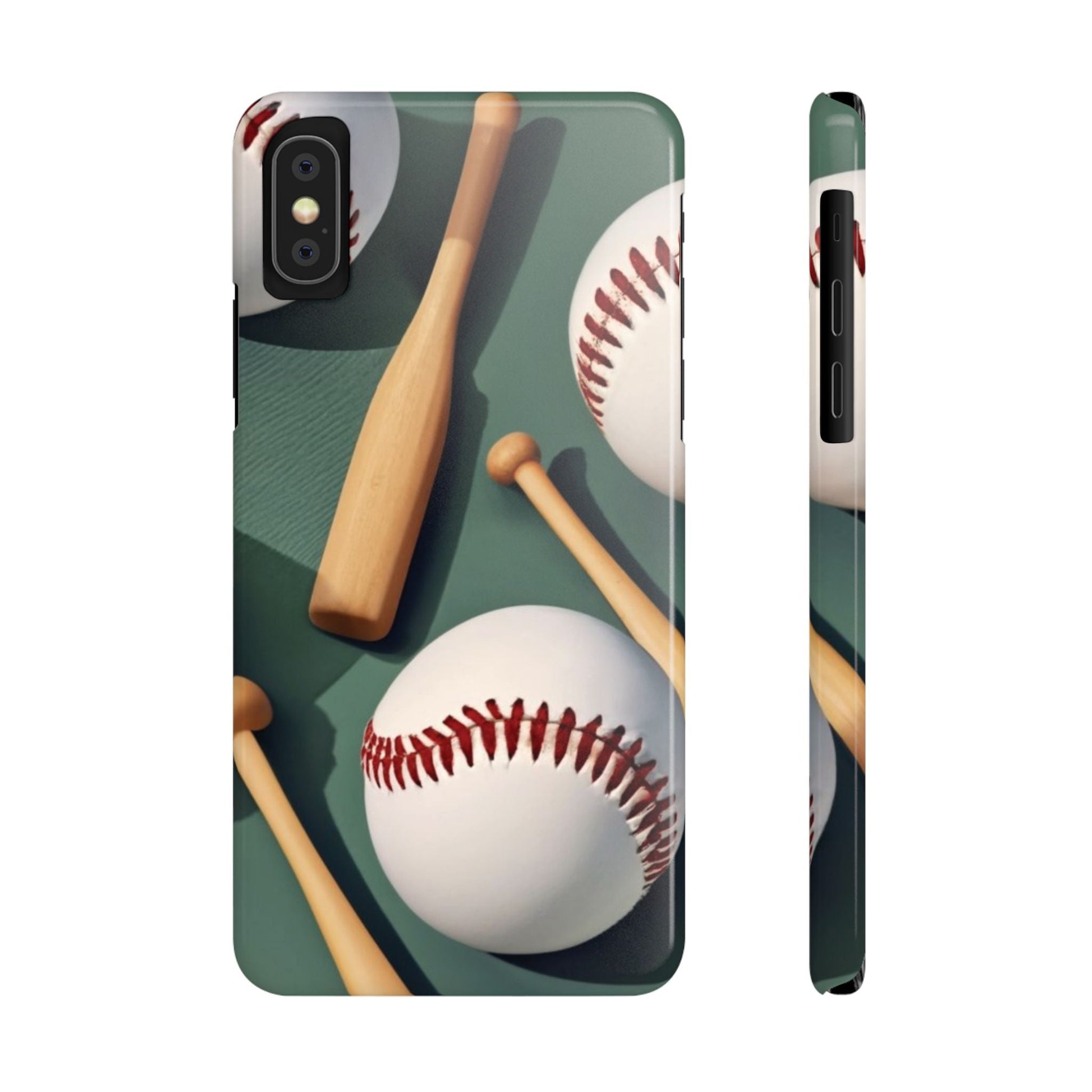 Baseball Fan I phone Slim Phone Cases - Ruppy's Creations