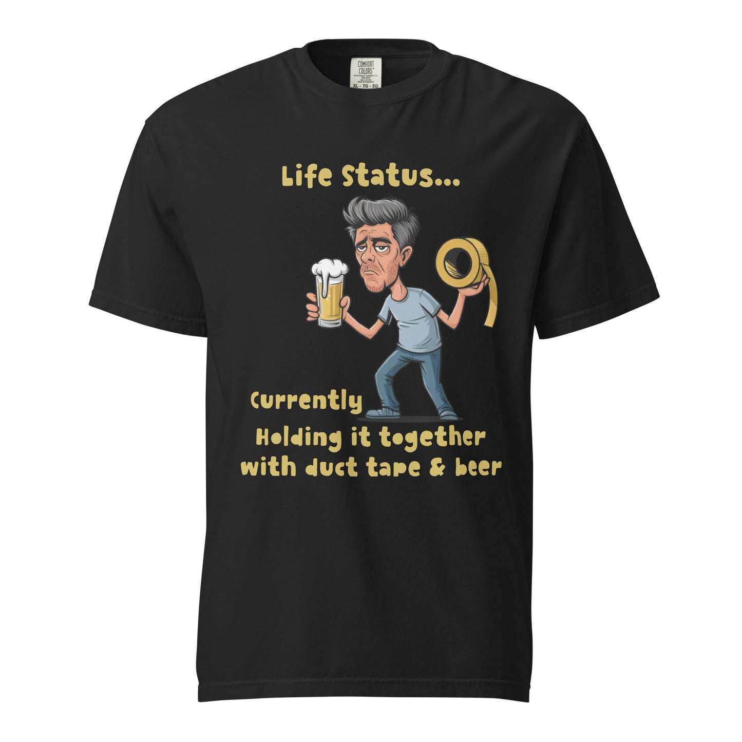 Beer & Duct Tape Men's Heavyweight Tee - Ruppy's Creations