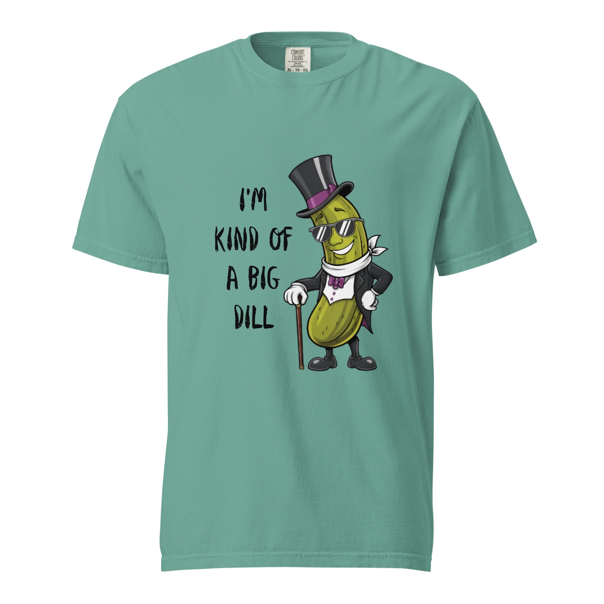 Big Dill Garment - dyed Heavyweight T-shirt - Ruppy's Creations