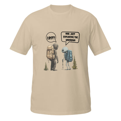 Bigfoot & Alien Men's Hiking T-Shirt - Ruppy's Creations