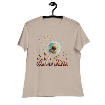 Blowing Dandelion Women's Relaxed T-Shirt - Ruppy's Creations