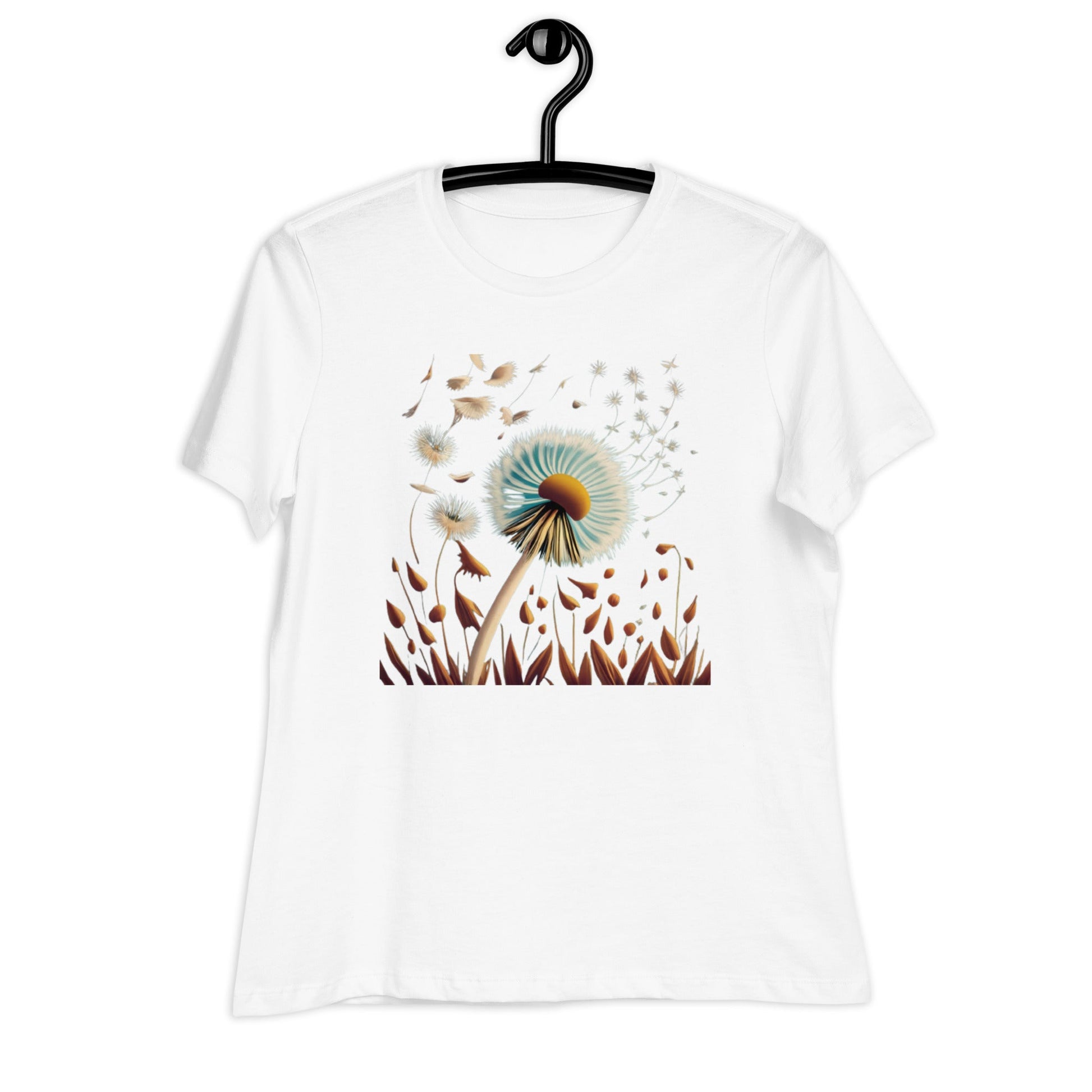 Blowing Dandelion Women's Relaxed T-Shirt - Ruppy's Creations