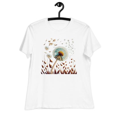 Blowing Dandelion Women's Relaxed T-Shirt - Ruppy's Creations