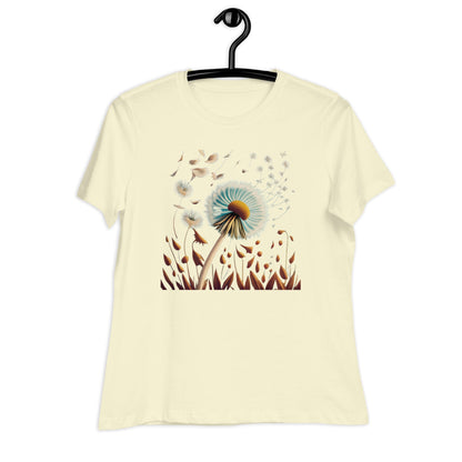 Blowing Dandelion Women's Relaxed T-Shirt - Ruppy's Creations