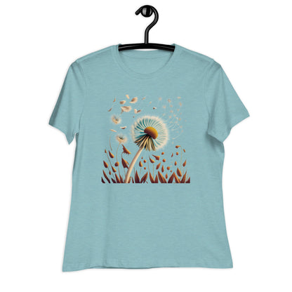 Blowing Dandelion Women's Relaxed T-Shirt - Ruppy's Creations