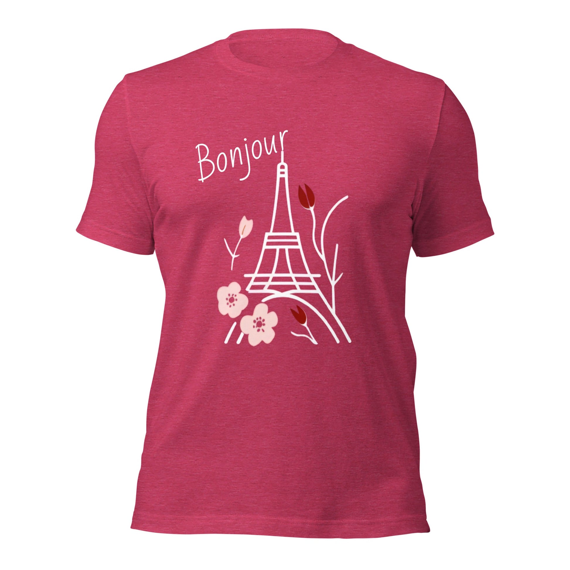 Bonjour Women's Fashion T-shirt - Ruppy's Creations