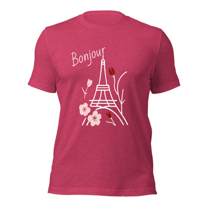 Bonjour Women's Fashion T-shirt - Ruppy's Creations