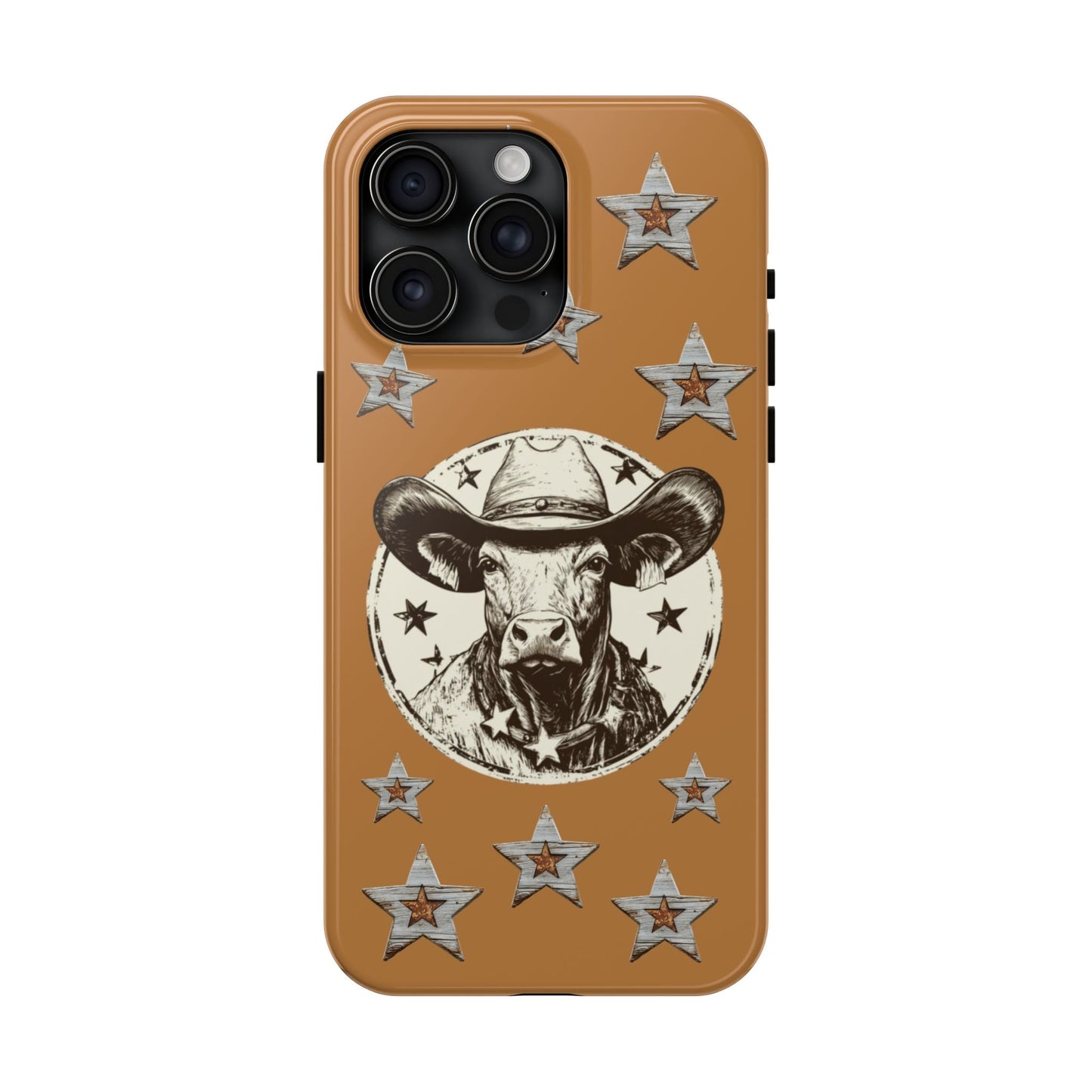 Bull Wrangler Cowboy Style Tough Phone Case - Ruppy's Creations