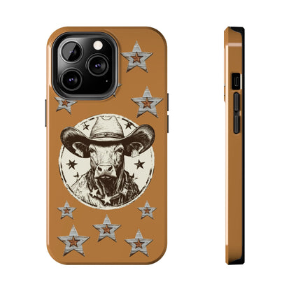 Bull Wrangler Cowboy Style Tough Phone Case - Ruppy's Creations