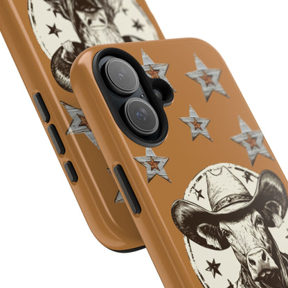 Bull Wrangler Cowboy Style Tough Phone Case - Ruppy's Creations