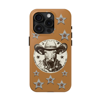 Bull Wrangler Cowboy Style Tough Phone Case - Ruppy's Creations