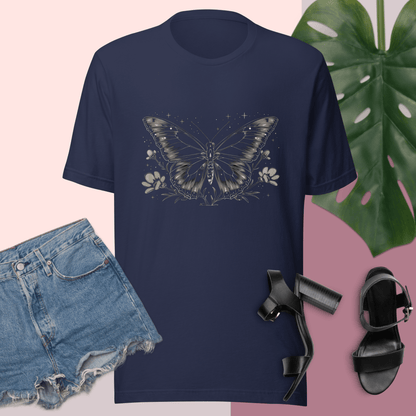 Butterfly Shadows Staple Eco T-shirt - Ruppy's Creations