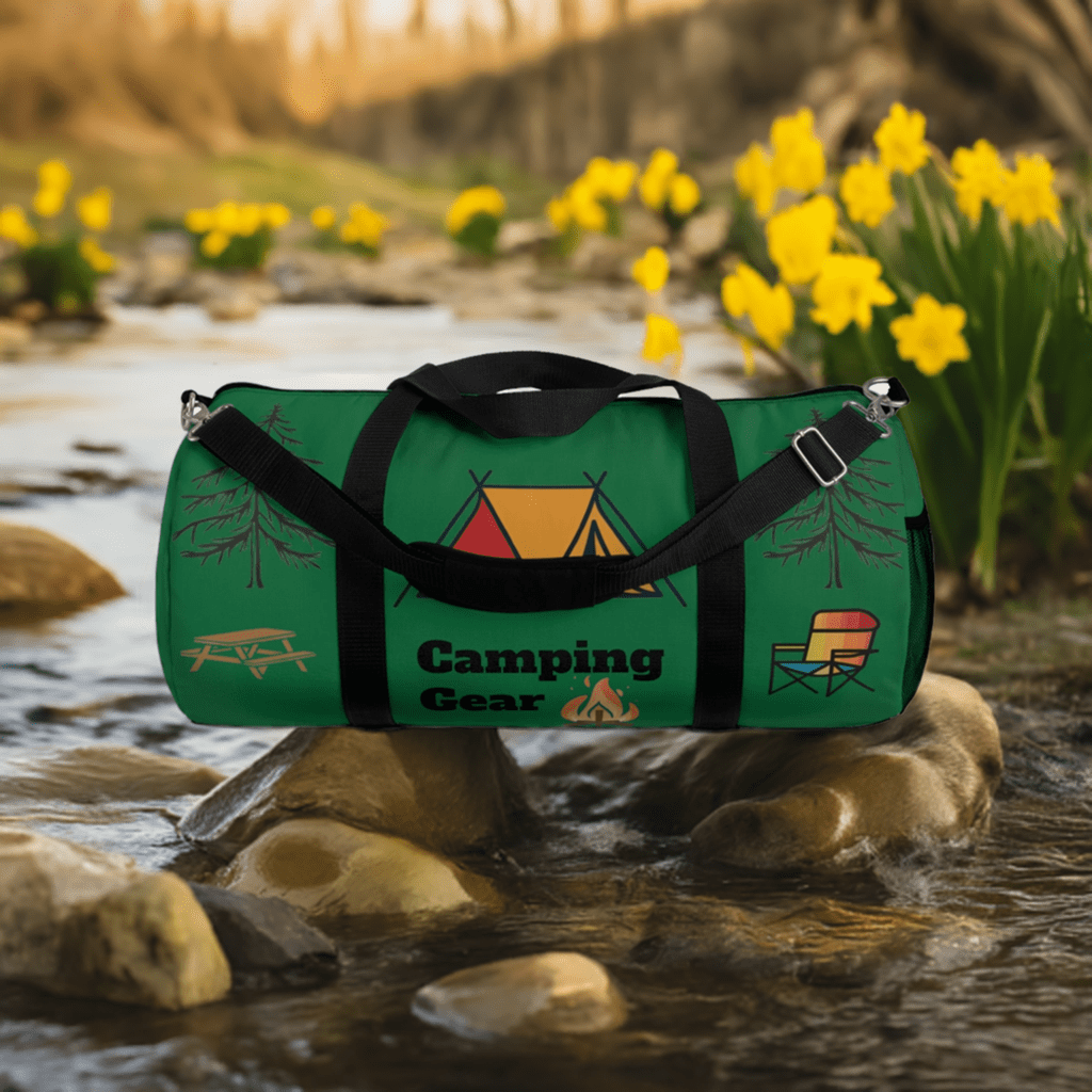 Camping Gear Duffel Travel Bag - Ruppy's Creations