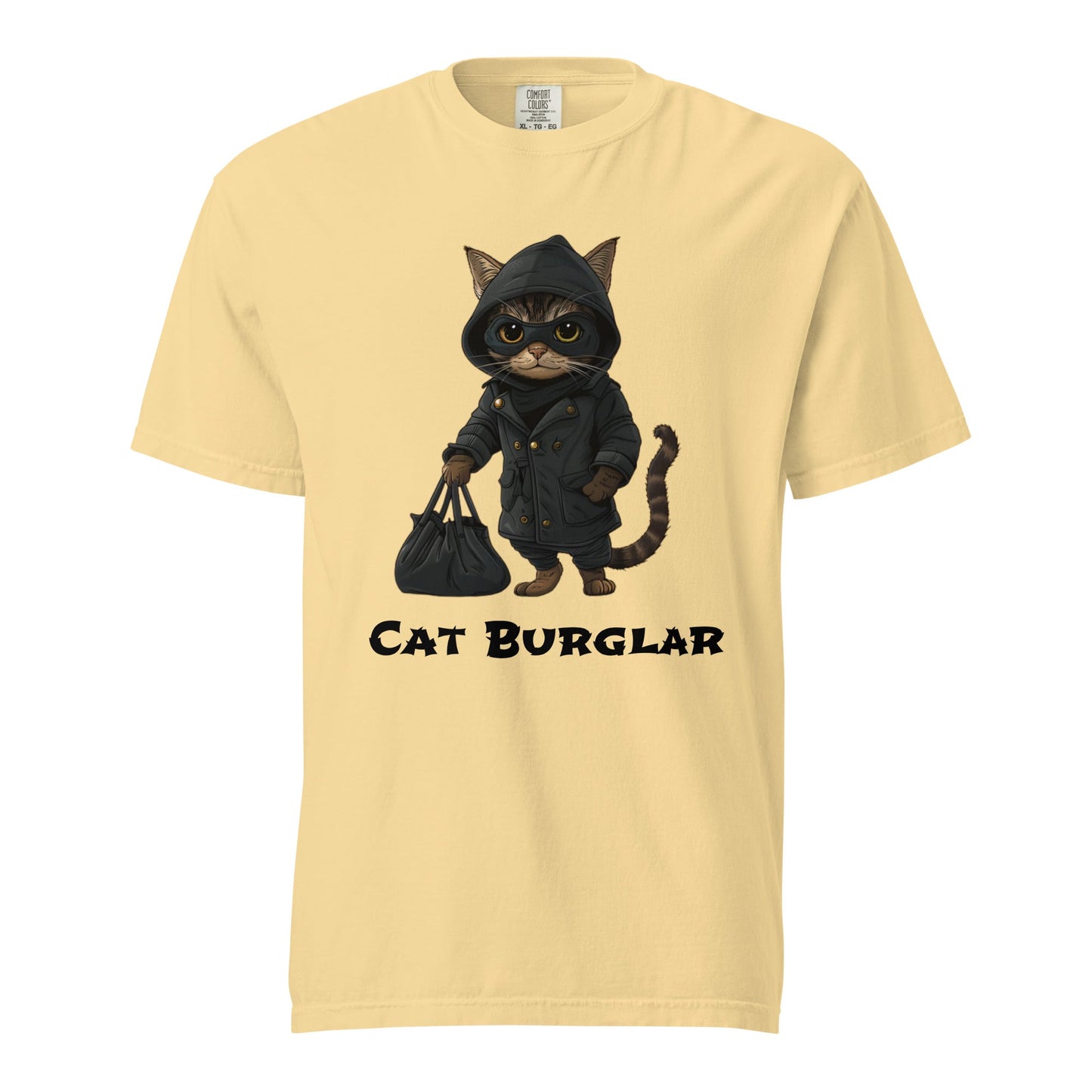 Cat Burglar Unisex Heavyweight T-shirt - Ruppy's Creations