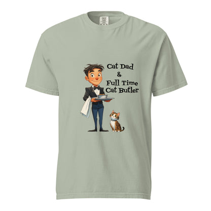 Cat Dad Men's Heavyweight T-shirt - Ruppy's Creations