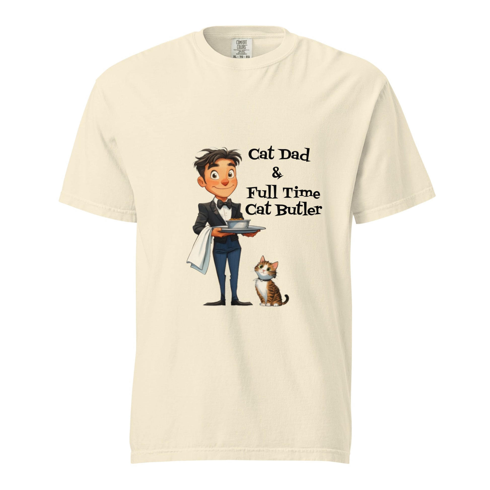 Cat Dad Men's Heavyweight T-shirt - Ruppy's Creations