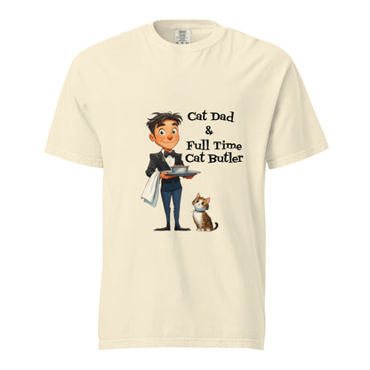 Cat Dad Men's Heavyweight T-shirt - Ruppy's Creations