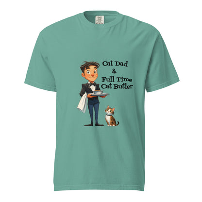 Cat Dad Men's Heavyweight T-shirt - Ruppy's Creations