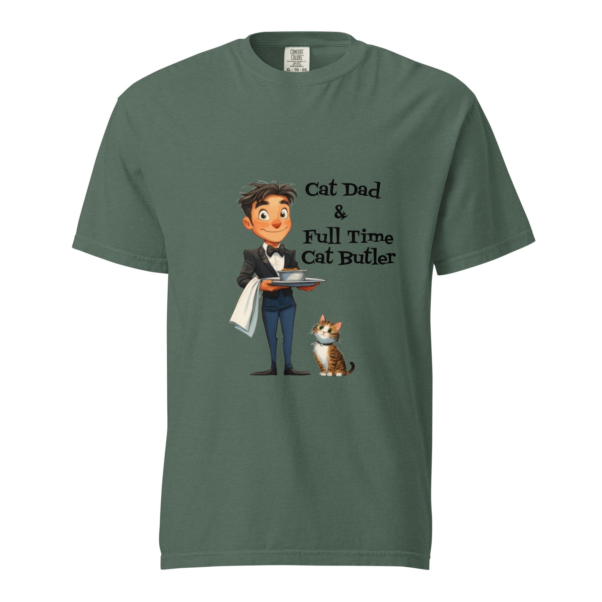 Cat Dad Men's Heavyweight T-shirt - Ruppy's Creations