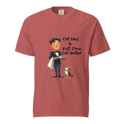 Cat Dad Men's Heavyweight T-shirt - Ruppy's Creations