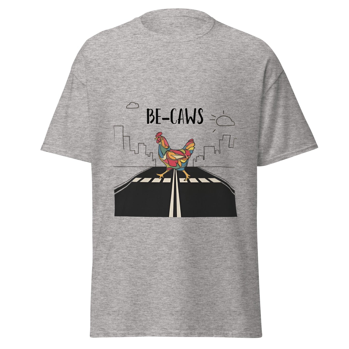 Chicken Crossing Men's classic tee - Ruppy's Creations