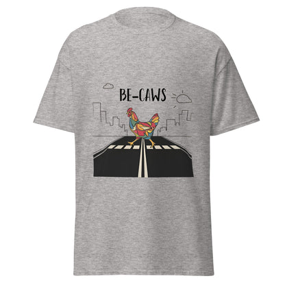 Chicken Crossing Men's classic tee - Ruppy's Creations