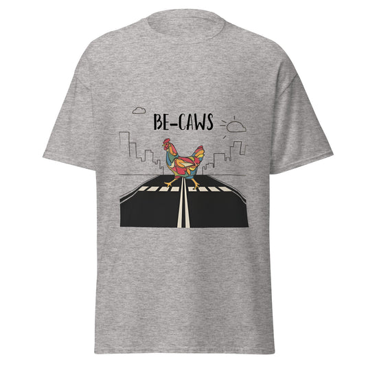 Chicken Crossing Men's classic tee - Ruppy's Creations