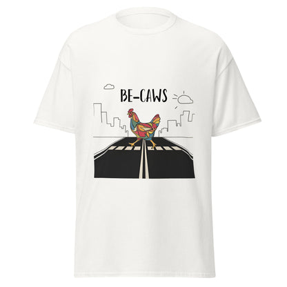 Chicken Crossing Men's classic tee - Ruppy's Creations