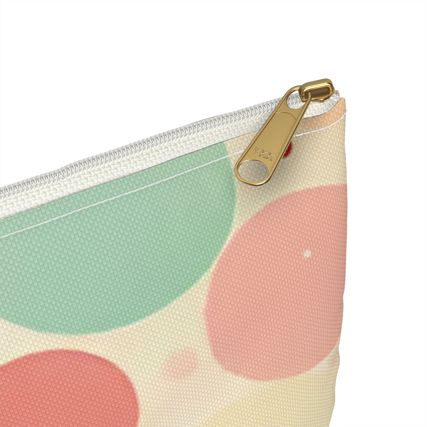 Circles in Pastel Cosmetic Travel Bag - Ruppy's Creations