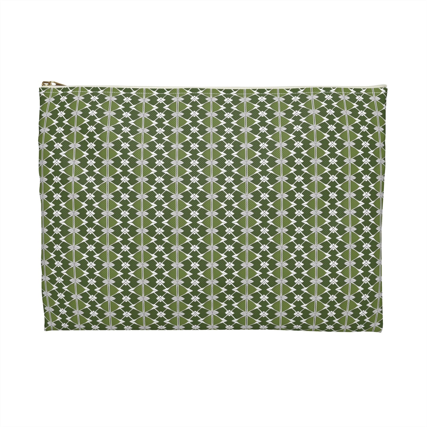 Classic Two Tone Green Cosmetic Travel Bag - Ruppy's Creations