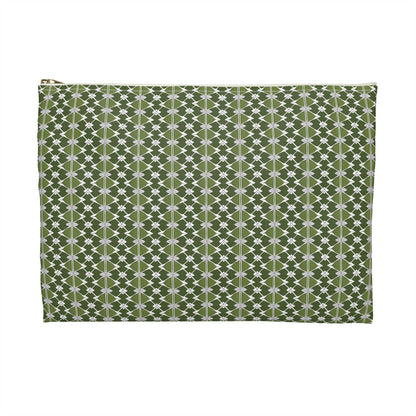 Classic Two Tone Green Cosmetic Travel Bag - Ruppy's Creations