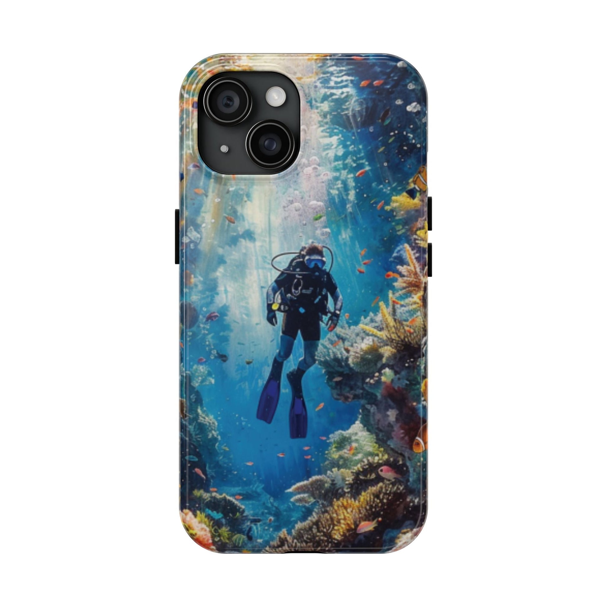 Coral Reef Diver Tough Case Designed for iPhone - Ruppy's Creations